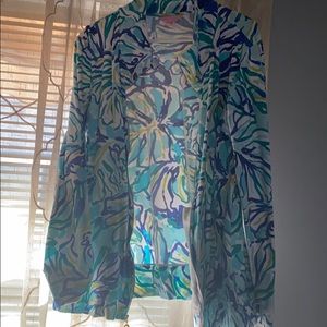 Lilly Pulitzer XL zip up